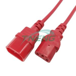 C13 to C14 Power Cable Red Color