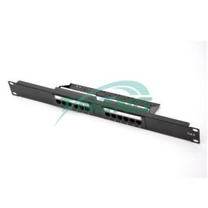 CAT 6 12 Port Patch Panel unshielded 19 inch