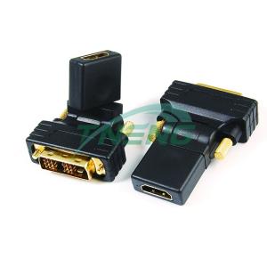 HDMI AF to DVI(18+1) F(360° Rotating) adapter
