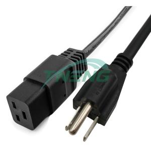 NEMA5-15 Plug to IEC60320-C19