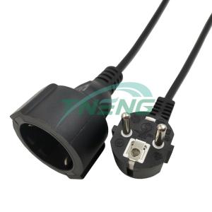 Schuko Male to Female Power cable