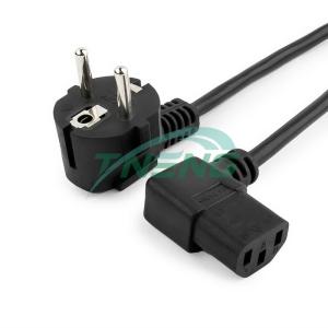 Schuko to IEC60320-C13 angle