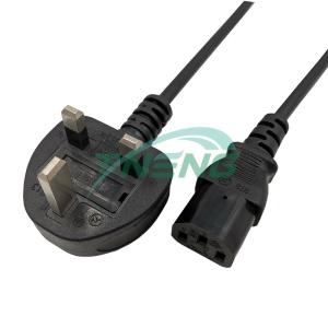 UK Plug to C13 Power Cable