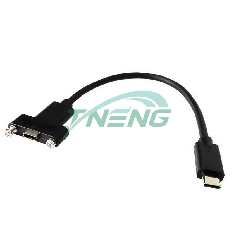 USB C MF Panel Mount Cable USB C MF Panel Mount Cable