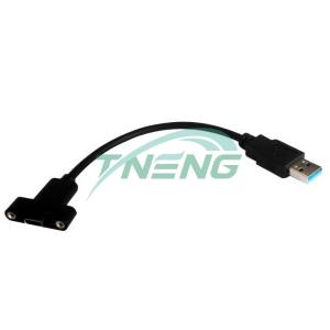 USB C TO USB 3.0 Panel Mount Cable
