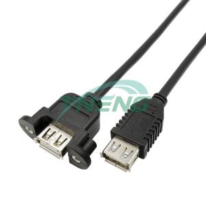 USB2.0 AF Panel Mount Cable