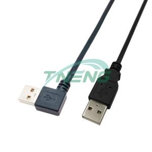 USB2.0 AM to AM(Right angle) Cable