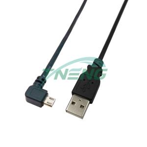 USB2.0 AM to Micro BM(Left angle) Cable