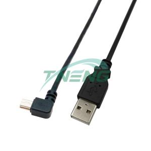 USB2.0 AM to Mini BM(Right angle) Cable
